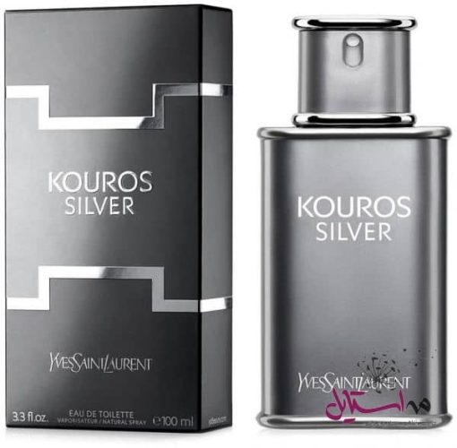 ادو تویلت مردانه ایو سن لوران مدل Kouros Silver