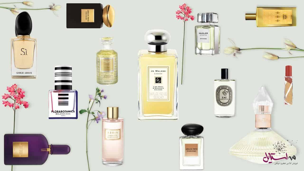 انواع رایحه‌های عطر و ادکلن