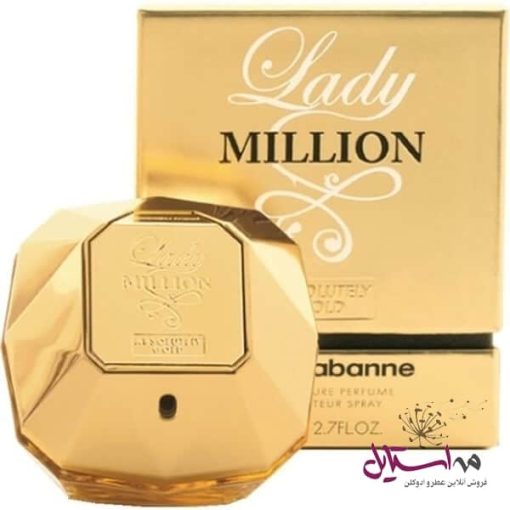 پرفیوم زنانه پاکو رابان مدل Lady Million Absolutely Gold