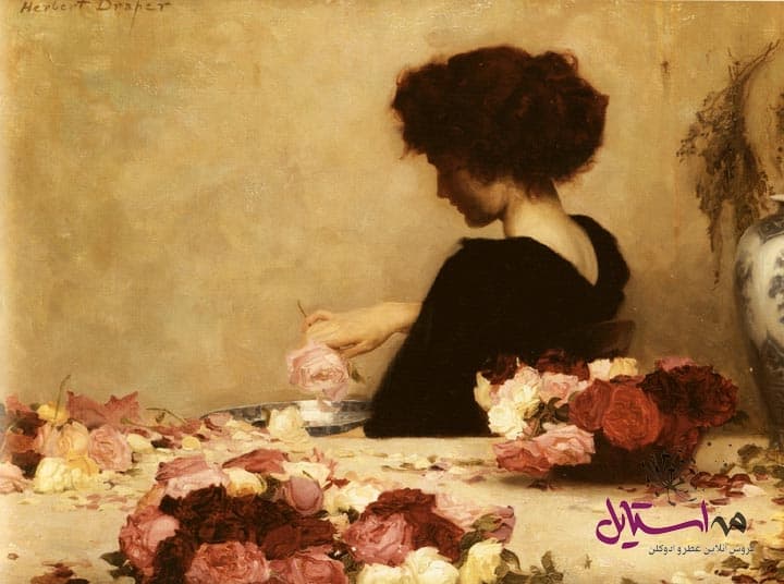 این اثر هربرت جیمز دراپر، منبع الهام خود را در دنیای زیبای بوی گل رز یافته است.