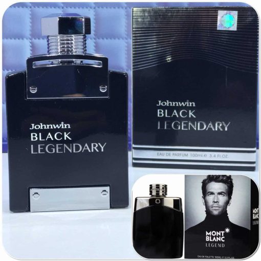 ادو پرفیوم مردانه جانوین مدل لجندری بلک Legendary Black
