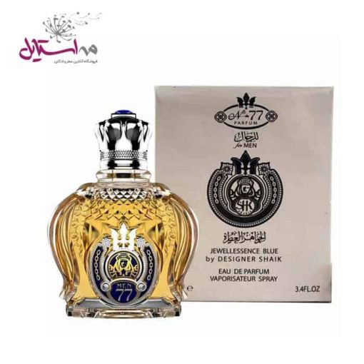 تستر اماراتی ادو پرفیوم مردانه شیخ مدل Opulent Shaik Classic No 77