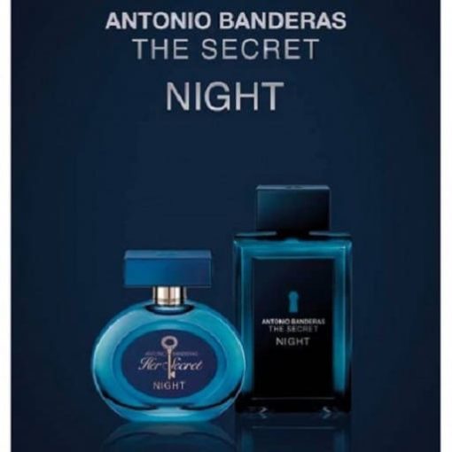 خرید ادو تویلت ANTONIO BANDERAS Her Secret Night حجم 80 میل