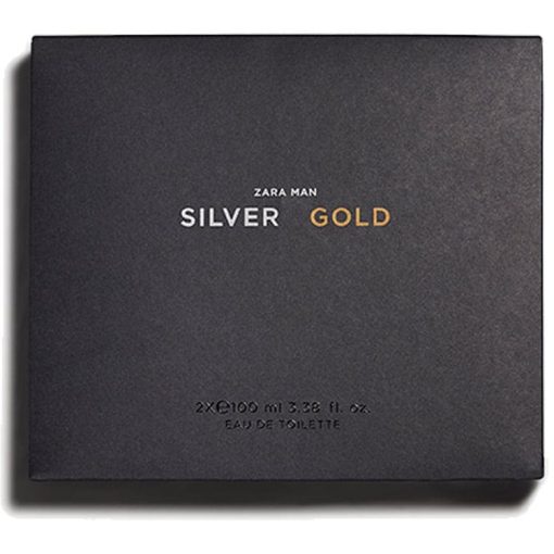 خرید ادو تویلت مردانه ZARA Silver and Gold حجم 100 میل