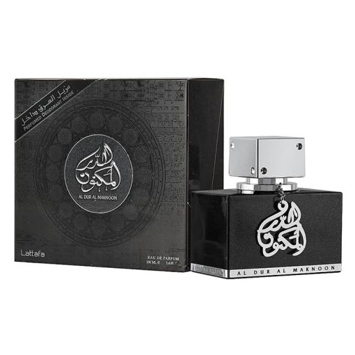 خرید Lattafa Perfumes Al Dur Al Maknoon Silver حجم 100 میل