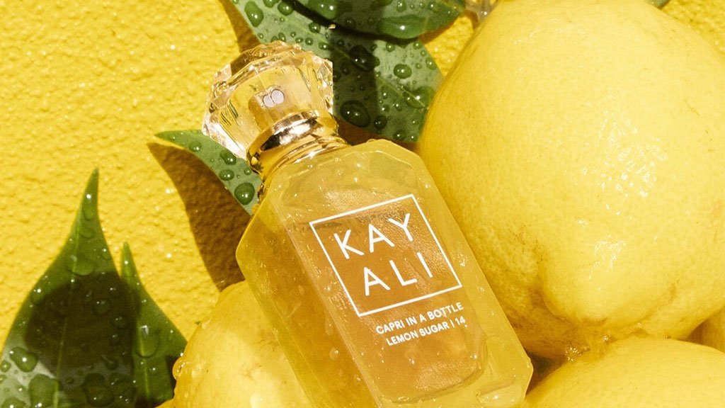 ادو پرفیوم زنانه اماراتی Kayali Capri in a Bottle Lemon Sugar 14 حجم 100 میلی لیتر خرید عطر اماراتی کایالی لیمون سوگار