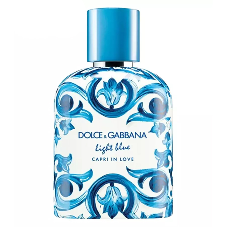 DOLCE-and-GABBANA-Light-Blue-Capri-In-Love-Emirate-Eau-de-Parfum-for-Men-100ML خرید عطر اماراتی دولچه گابانا لایت بلو این لاو