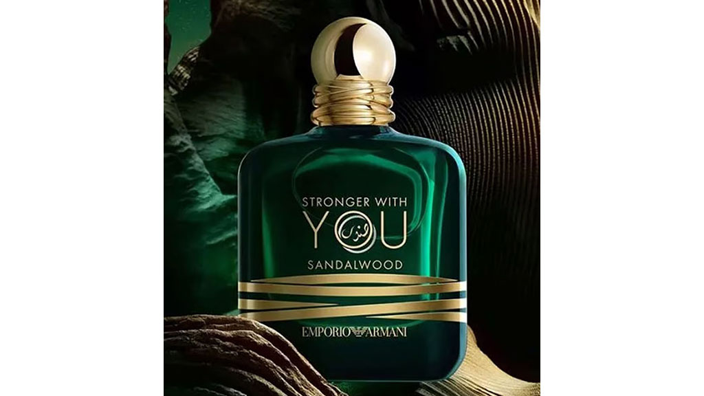 ادو پرفیوم مردانه GIORGIO ARMANI Stronger With You Sandalwood حجم 100 میلی لیتر خرید عطر استرانگر ویت یو صندل وود