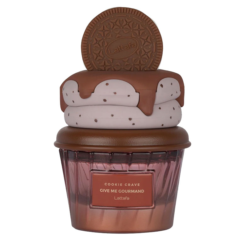 Lattafa-Perfumes-Cookie-Crave-give-me-gourmand-Eau-de-Parfum-for-Women-75ML خرید عطر لطافه بستنی کوکی کریو